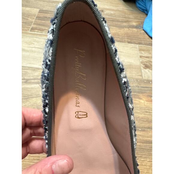 Pretty Ballerinas Tweed Floral Flats 36.5 - Picture 3 of 8